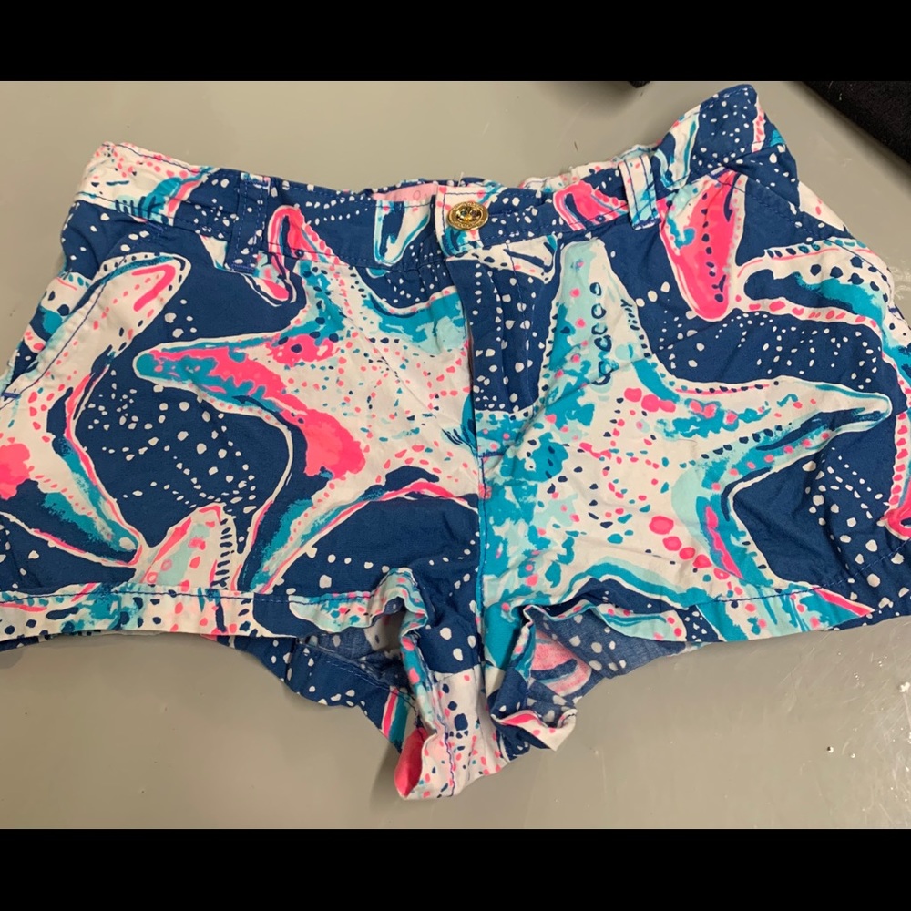 Lilly Pulitzer Girls’ Starfish Shorts, size 12